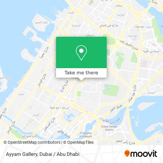 Ayyam Gallery map