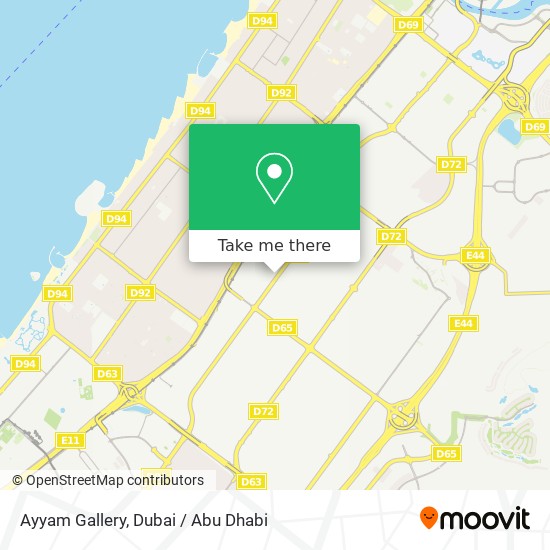 Ayyam Gallery map