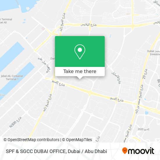 SPF & SGCC DUBAI OFFICE map