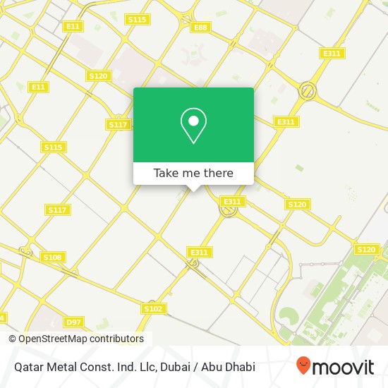 Qatar Metal Const. Ind. Llc map
