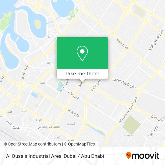 Al Qusais Industrial Area map