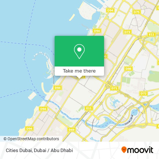 Cities Dubai map