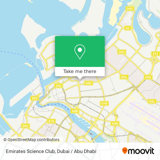 Emirates Science Club map