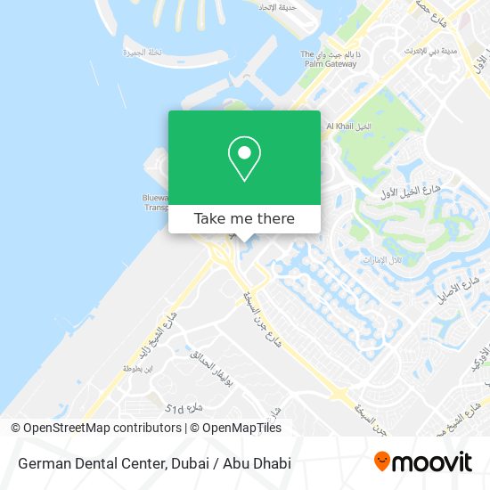German Dental Center map
