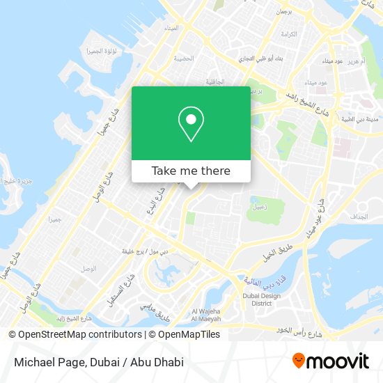 Michael Page map