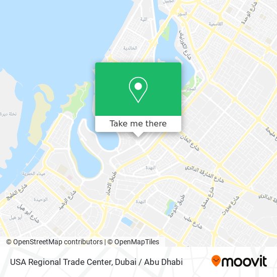 USA Regional Trade Center map