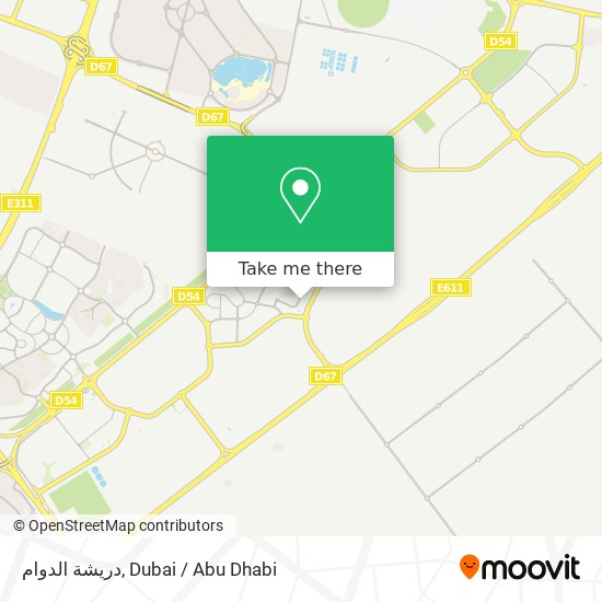 دريشة الدوام map