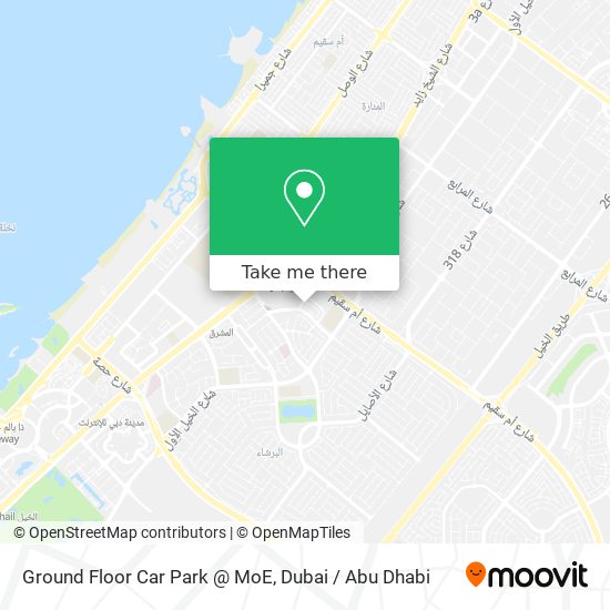 Ground Floor Car Park @ MoE map