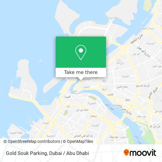 Gold Souk Parking map