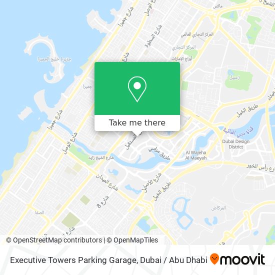 Executive Towers Parking Garage map
