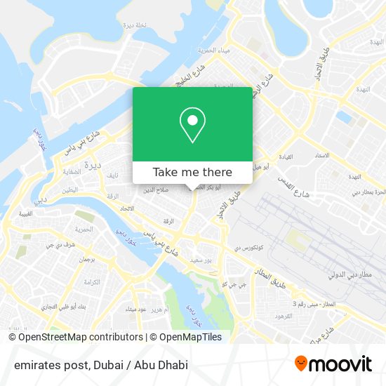emirates post map