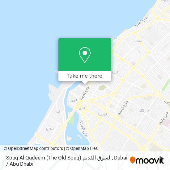 Souq Al Qadeem (The Old Souq) السوق القديم map