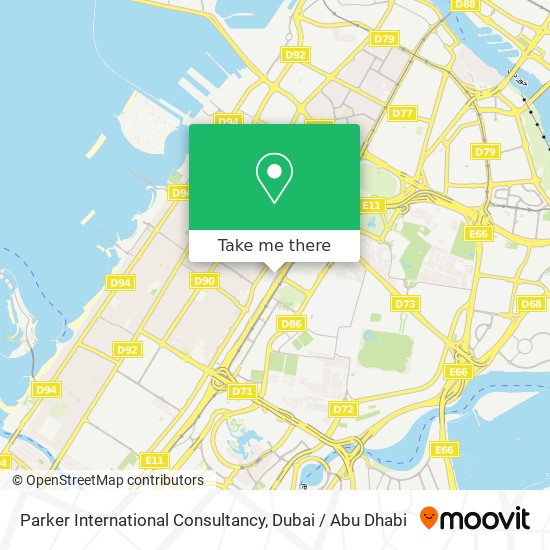 Parker International Consultancy map