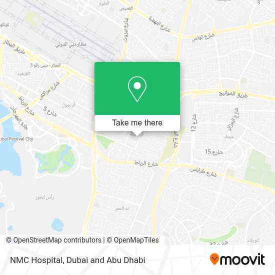 NMC Hospital map