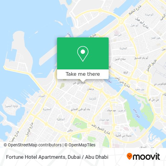 Fortune Hotel Apartments map