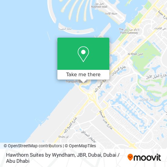Hawthorn Suites by Wyndham, JBR, Dubai map