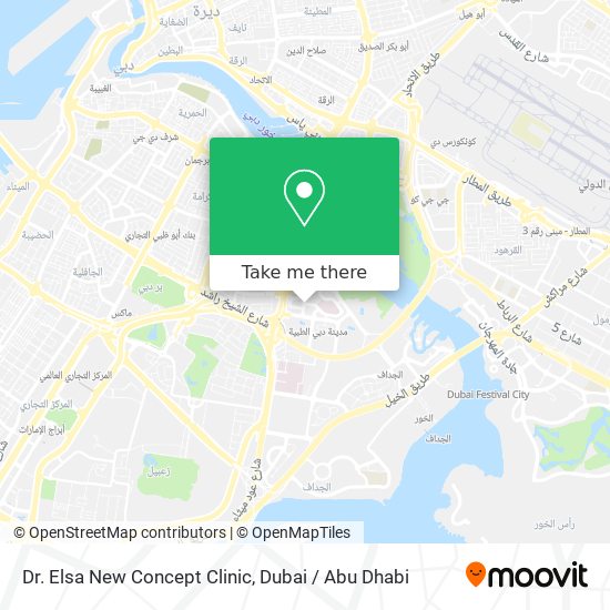 Dr. Elsa New Concept Clinic map
