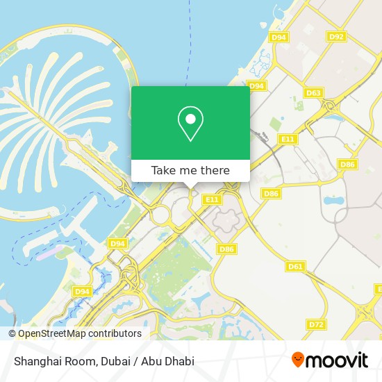 Shanghai Room map