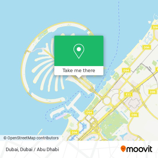 Dubai map