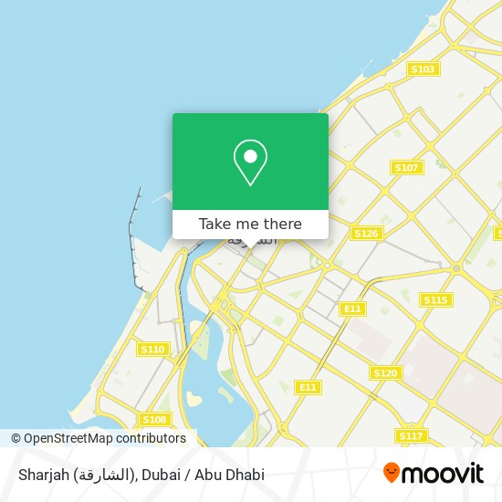 Sharjah (الشارقة) map