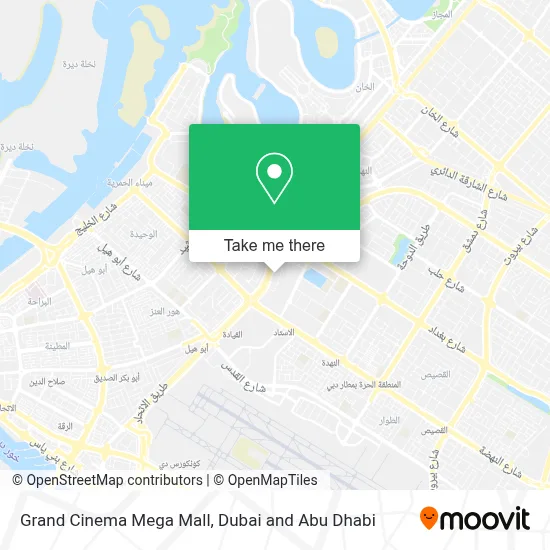 Grand Cinema Mega Mall map