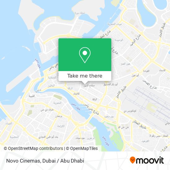 Novo Cinemas map