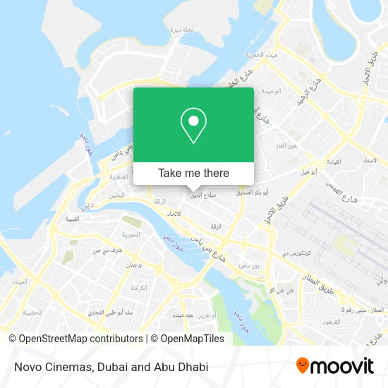 Novo Cinemas map