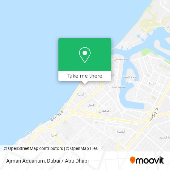 Ajman Aquarium map