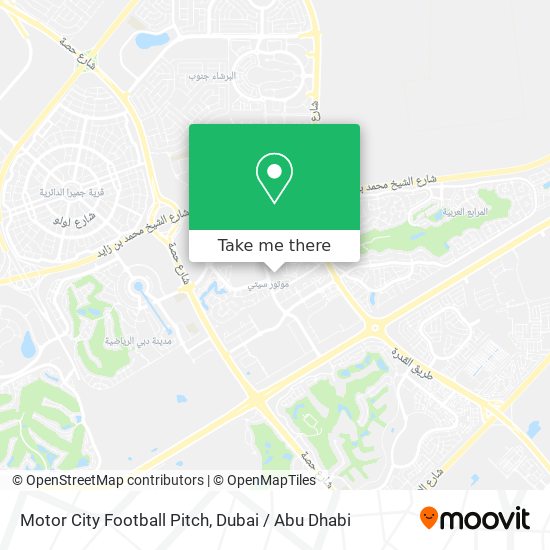 Motor City Football Pitch map