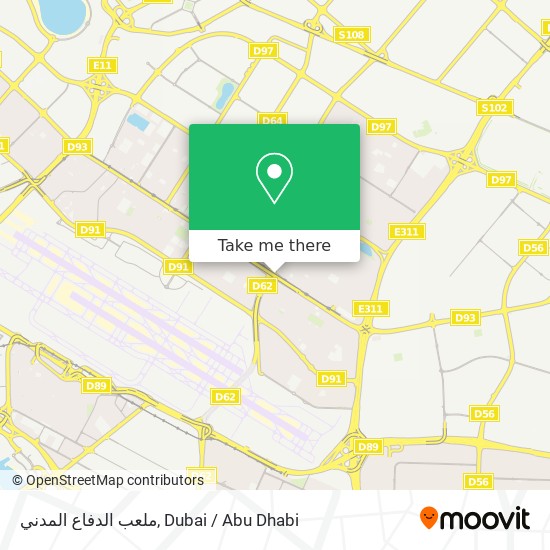 ملعب الدفاع المدني map