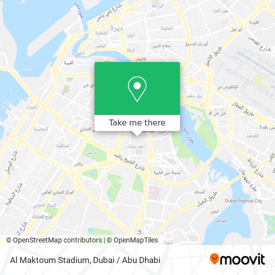 Al Maktoum Stadium map