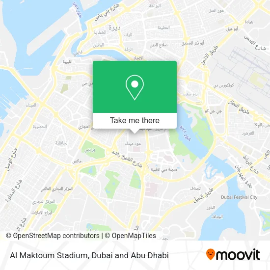 Al Maktoum Stadium map