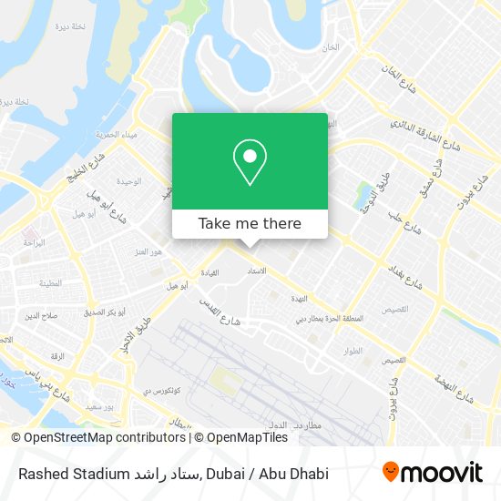 Rashed Stadium ستاد راشد map