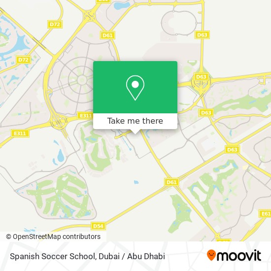 Spanish Soccer School map