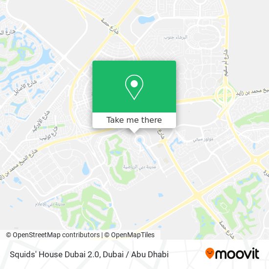 Squids' House Dubai 2.0 map