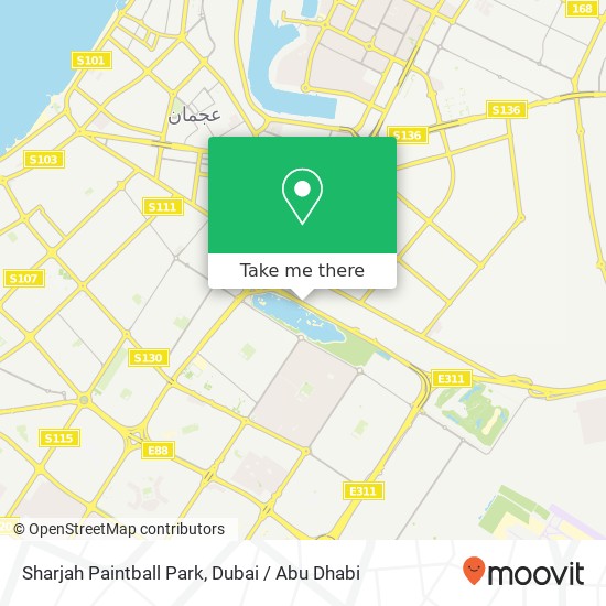 Sharjah Paintball Park map