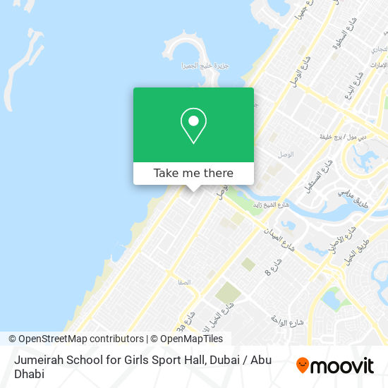 Jumeirah School for Girls Sport Hall map