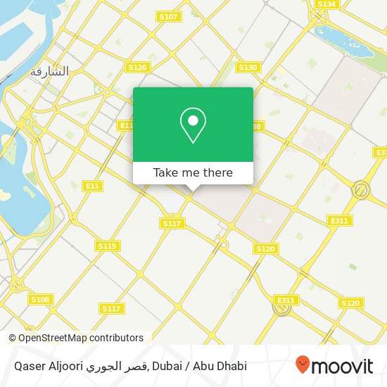Qaser Aljoori قصر الجوري map