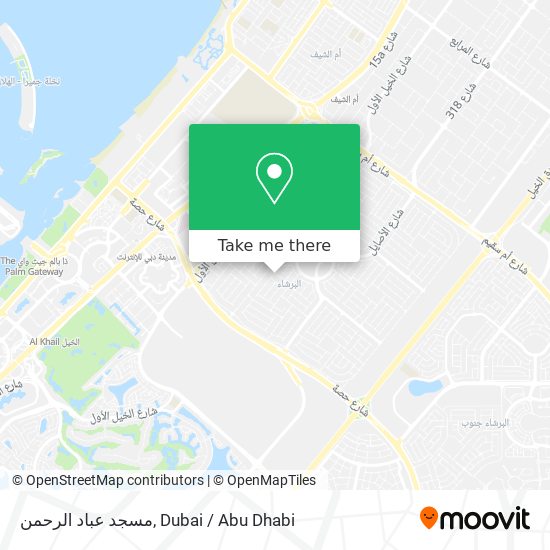 مسجد عباد الرحمن map