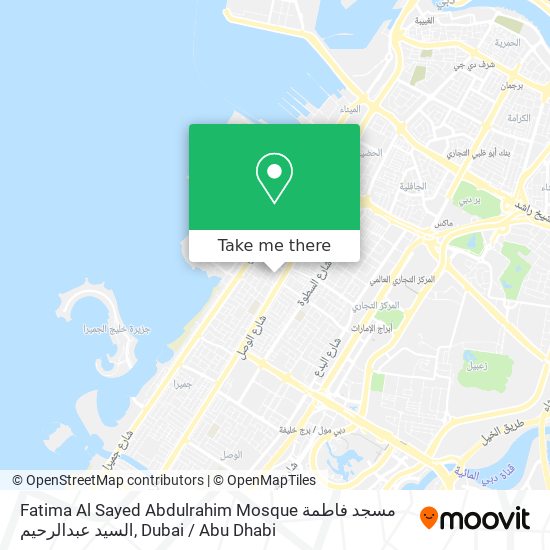 Fatima Al Sayed Abdulrahim Mosque مسجد فاطمة السيد عبدالرحيم map