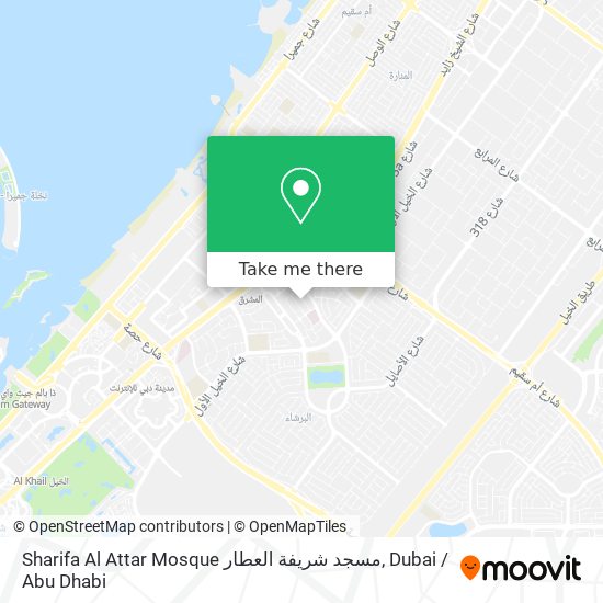 Sharifa Al Attar Mosque مسجد شريفة العطار map