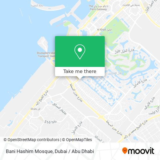 Bani Hashim Mosque map