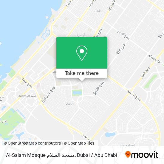 Al-Salam Mosque مسجد السلام map