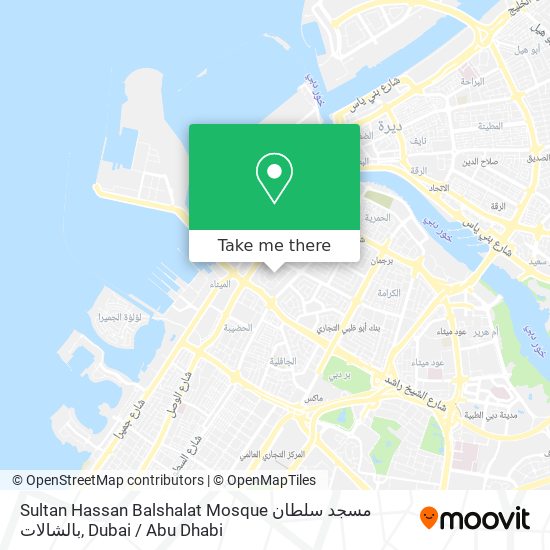 Sultan Hassan Balshalat Mosque مسجد سلطان بالشالات map