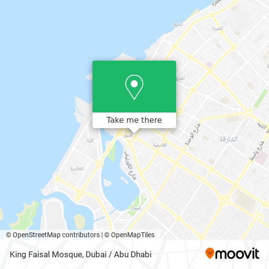 King Faisal Mosque map