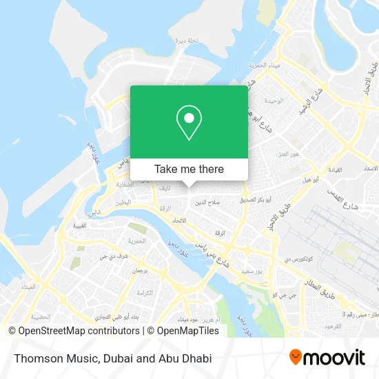 Thomson Music map
