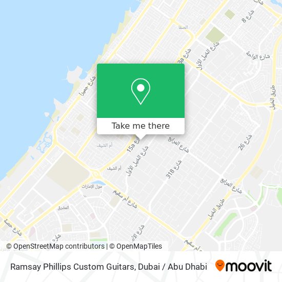 Ramsay Phillips Custom Guitars map