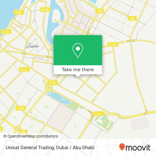 Unisat General Trading map