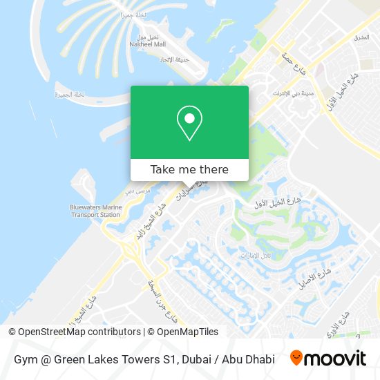 Gym @ Green Lakes Towers S1 map