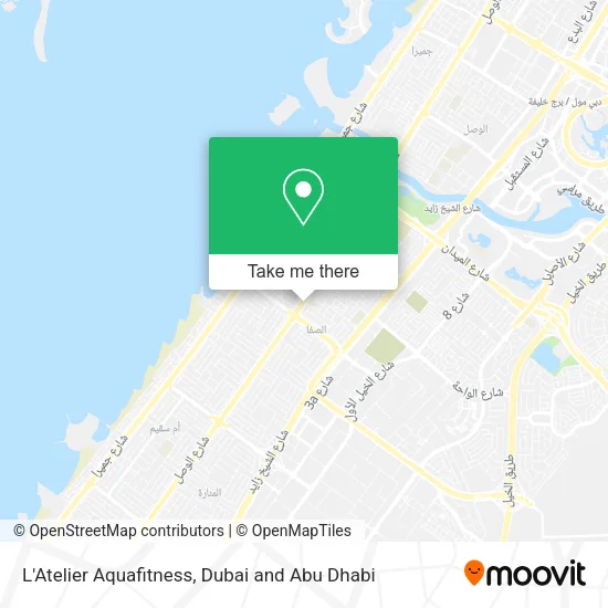 L'Atelier Aquafitness map